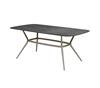 Cane-line Joy havebord - 180 x 90 cm - Taupe med hpl plade dark grey